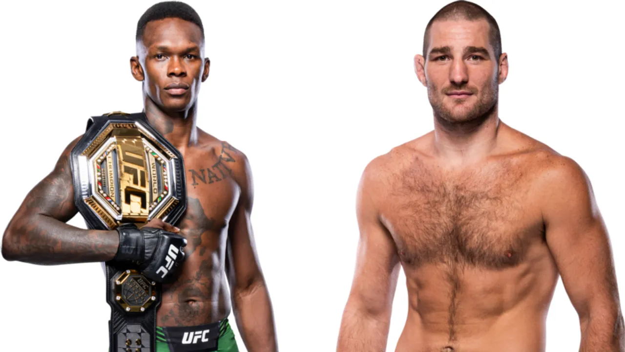  UFC 293 Israel Adesanya and Sean Strickland Photograph:(X) 