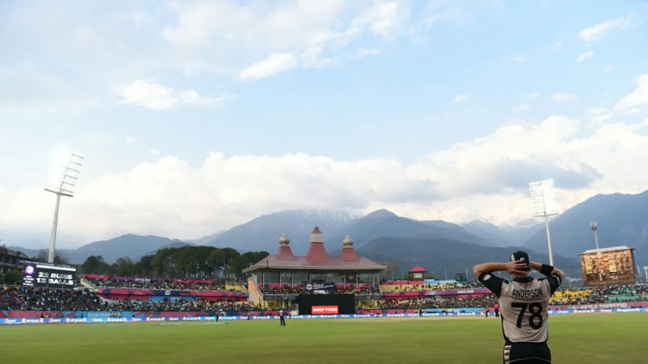  ICC’s non-satisfactory review of HPCA ground raises concerns ahead of CWC 2023 Photograph:(AFP) 