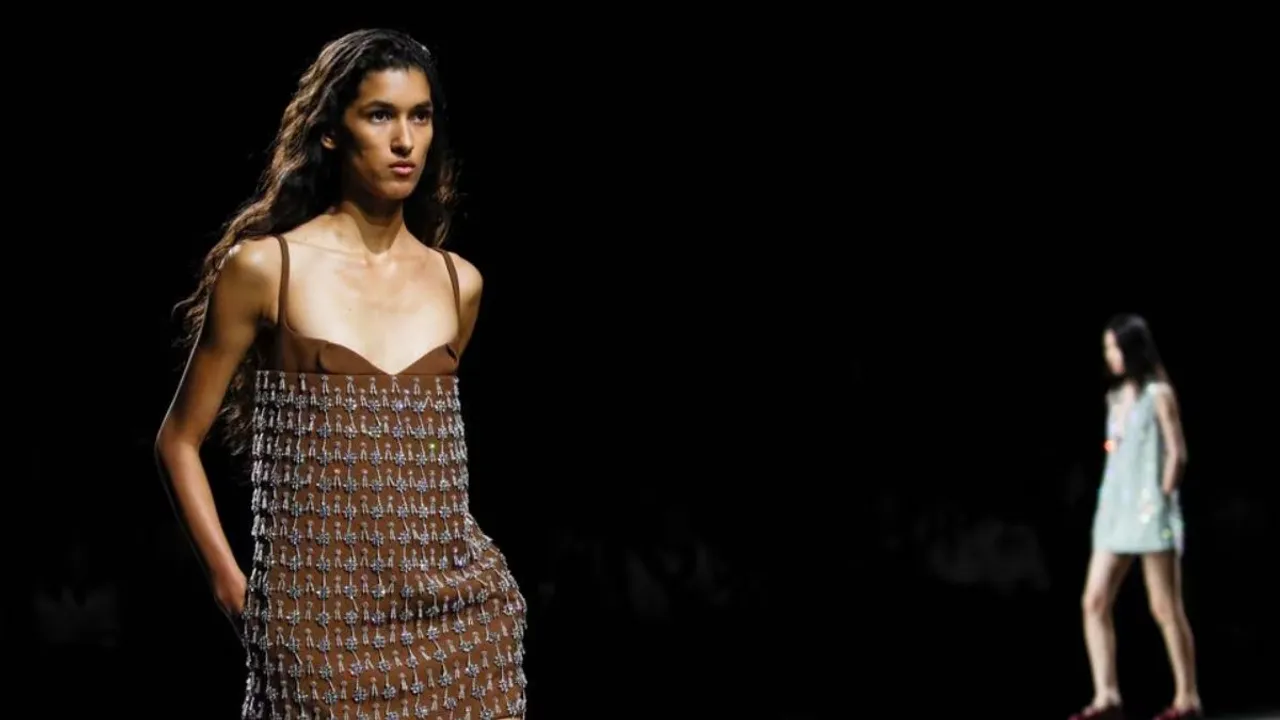  Gucci at Milan Fashion Week Photograph:(Reuters) 