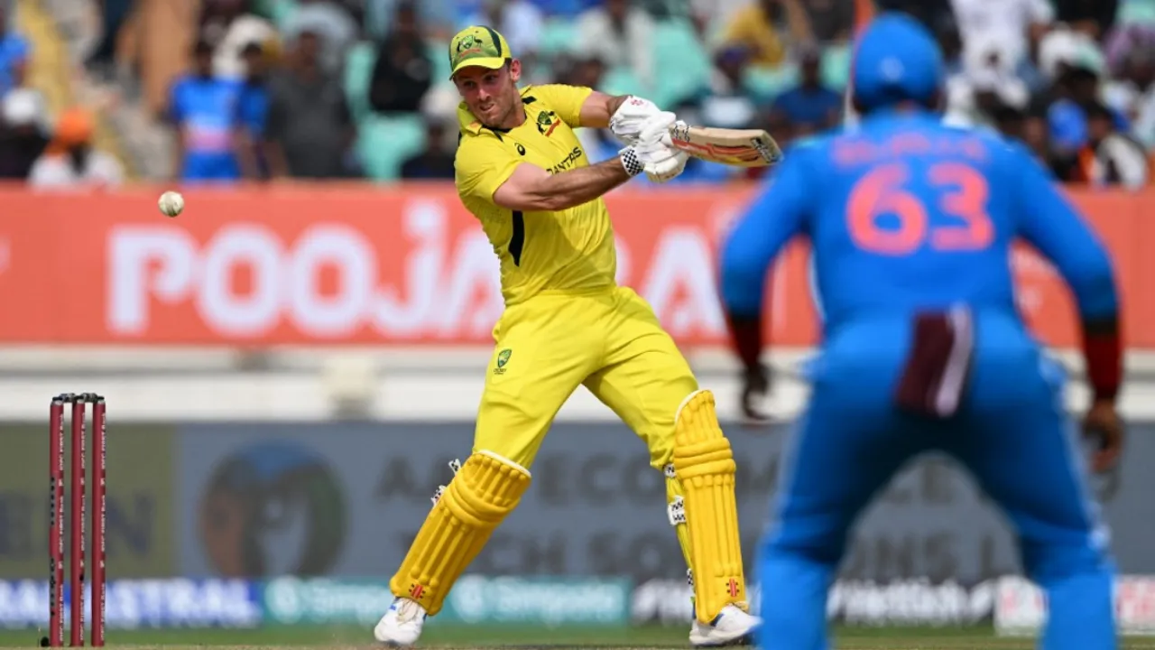  Full strength Australia hit 352 as India bowlers suffer wrath in Rajkot ODI Photograph:(AFP) 