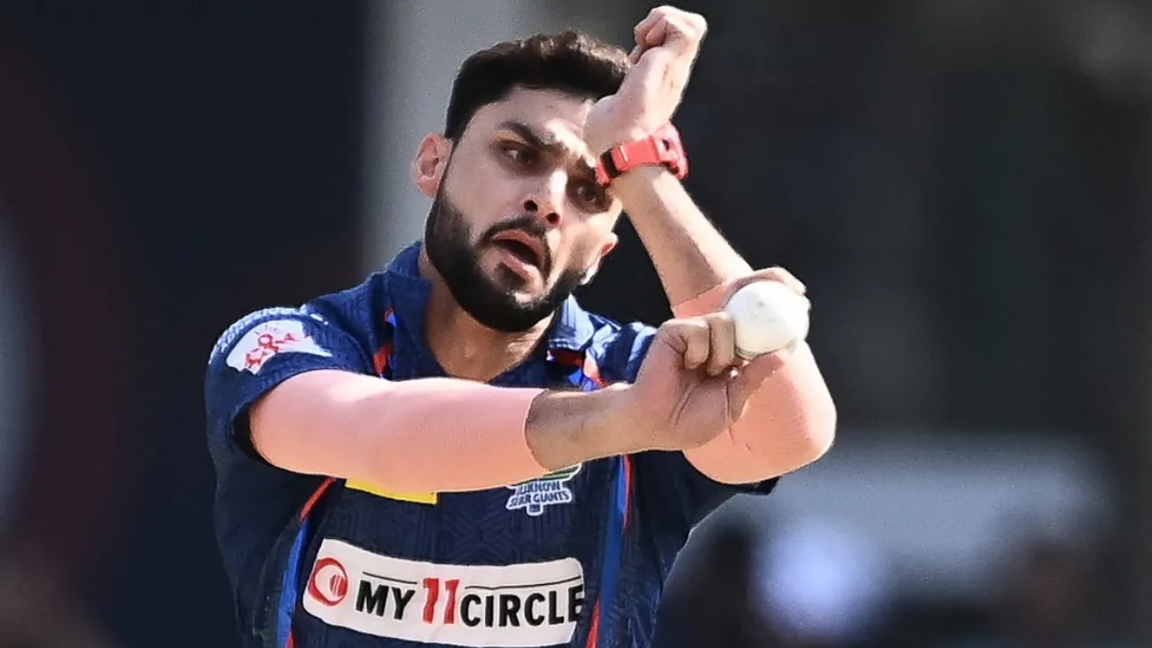  Afghanistan’s Naveen-ul-Haq announced his decision prior to the start of the World Cup Photograph:(AFP) 