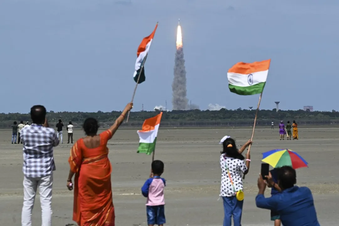  Chandrayaan-3 Photograph:(AFP) 