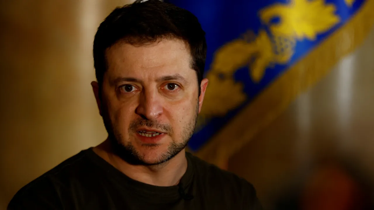  File photo of Ukraine President Volodymyr Zelensky. Photograph:(Reuters) 