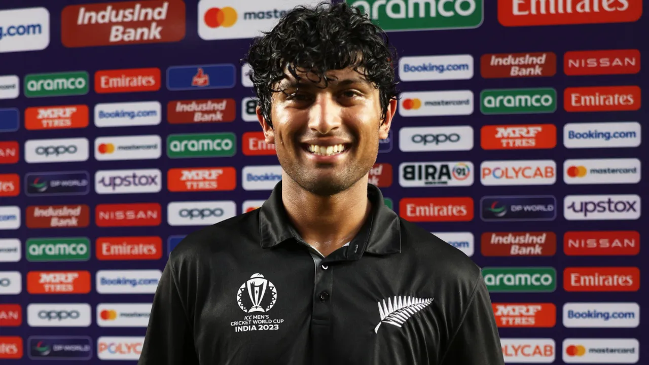  New Zealand's Rachin Ravindra 