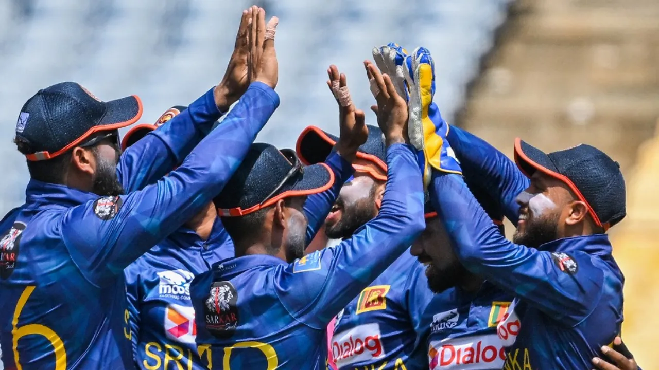  Theekshana to miss Sri Lanka's World Cup opener against South Africa: Coach Photograph:(AFP) 