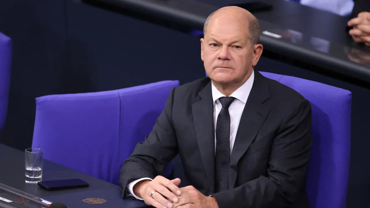  German Chancellor Olaf Scholz Photograph:(Reuters) 