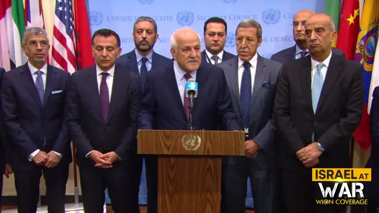  Riyad Mansour, Palestinian Ambassador to the UN Photograph:(Reuters) 