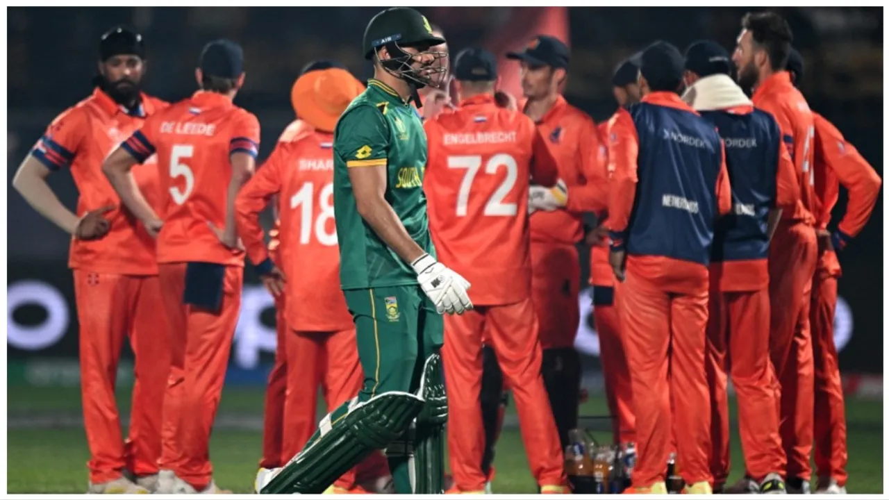  SA coach Rob Walter after shock defeat to Netherlands in ODI World Cup 2023 Photograph:(AFP) 