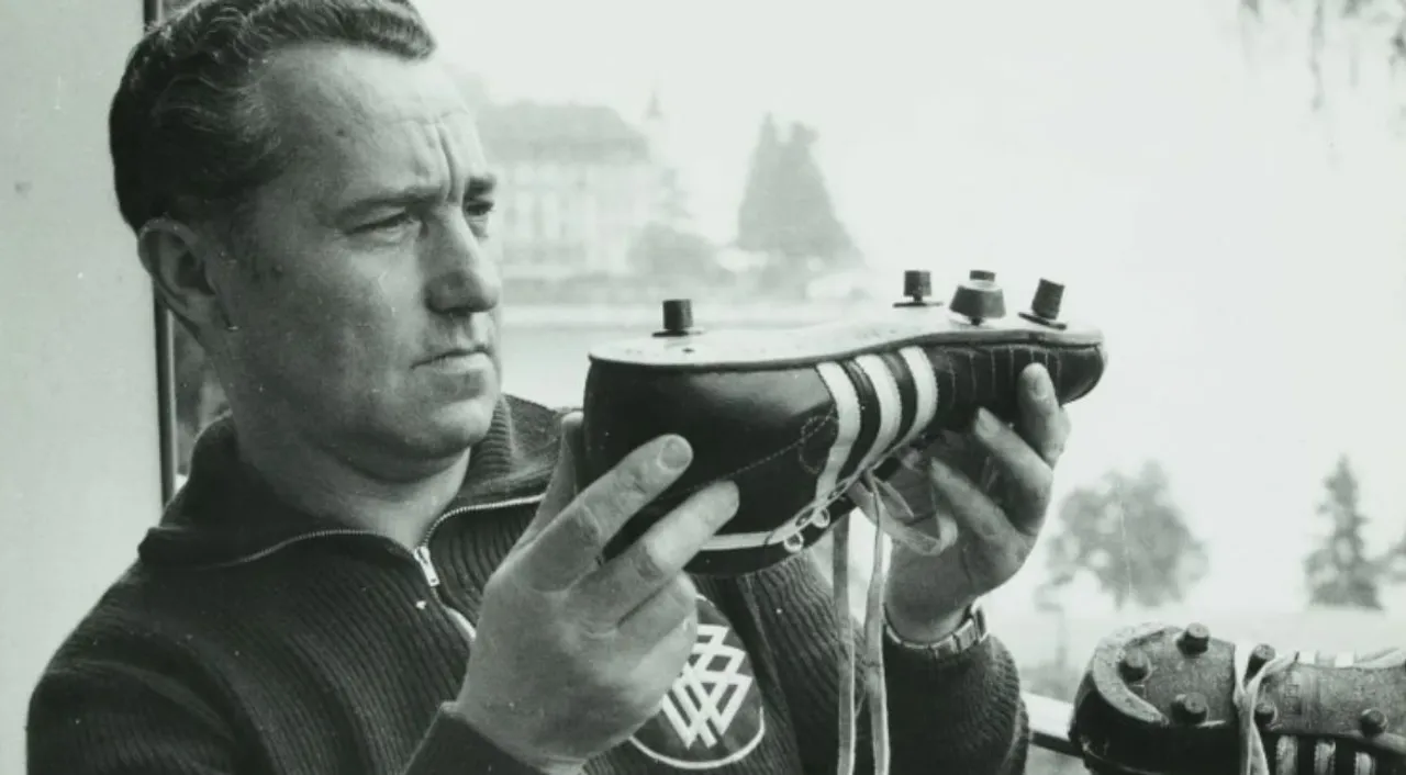  Adidas founder Adi Dassler  Photograph:(X) 