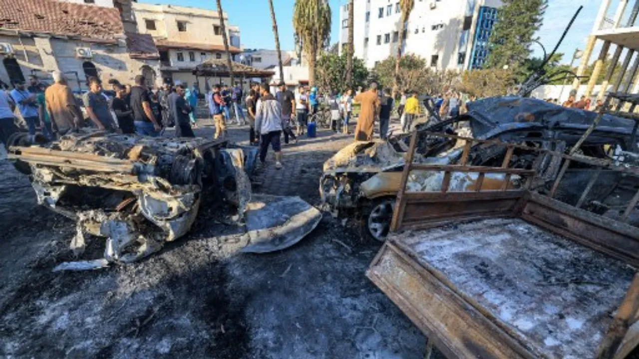  Israel-Hamas war Photograph:(AFP) 