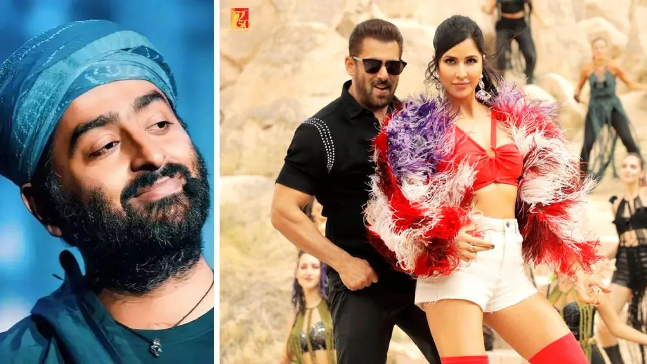  File image of Arijit Singh and a still from Tiger 3  Photograph:(X) 