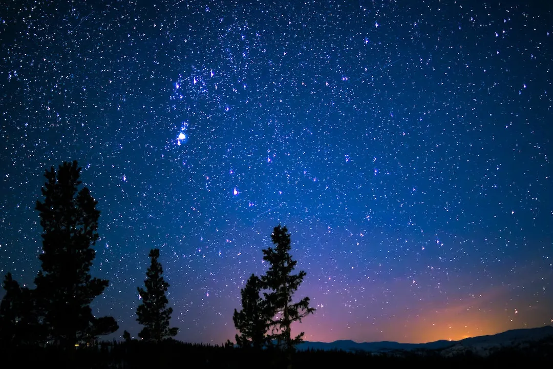  Representative image of a star-studded night sky  Photograph:(X) 