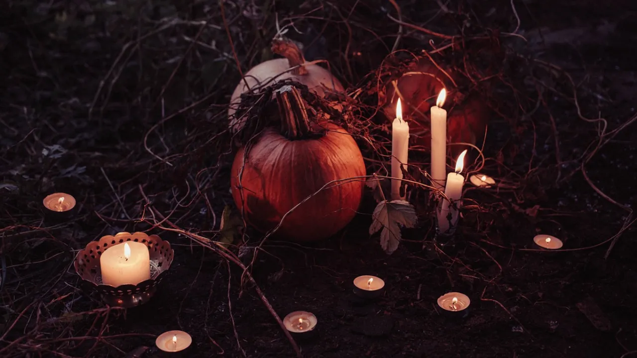  A set up for Halloween celebration. Photograph:(Others) 