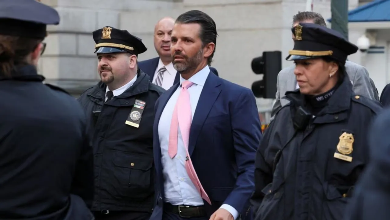  Donald Trump’s son Donald Trump Jr.  Photograph:(Reuters) 