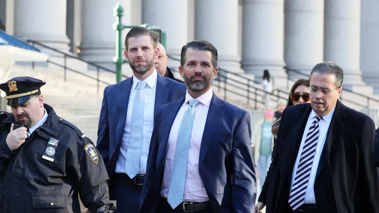  Trump NY trial Photograph:(Agencies) 