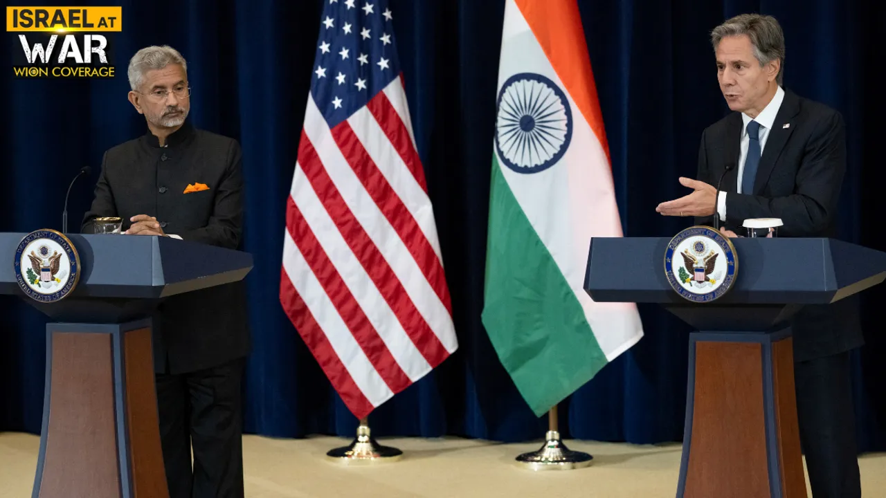  File photo of India's External Affairs Minister Dr S. Jaishankar and US Secretary of State Antony Blinken Photograph:(Reuters) 