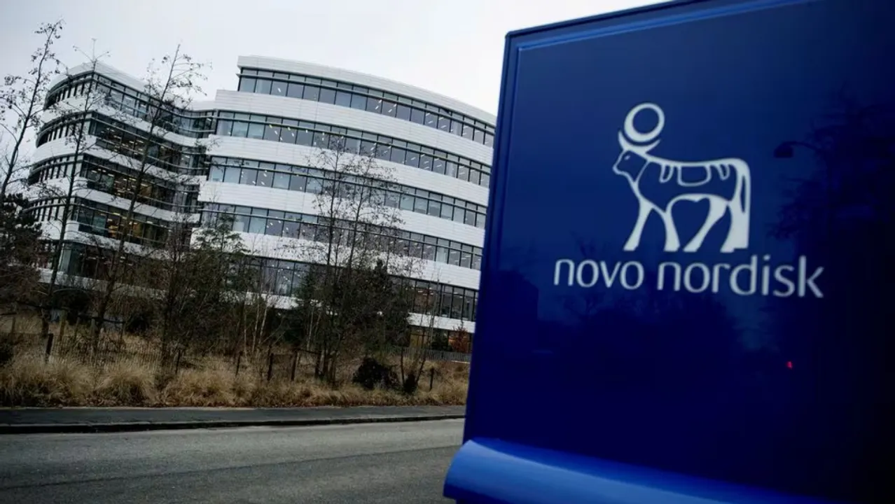  Novo Nordisk logo is seen in Bagsvaerd outside of Copenhagen, Denmark  Photograph:(X) 