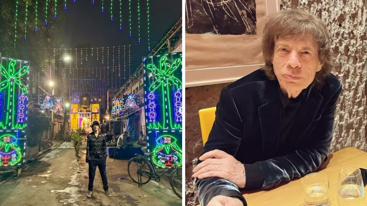  Mick Jagger in Kolkata, India Photograph:(Instagram) 