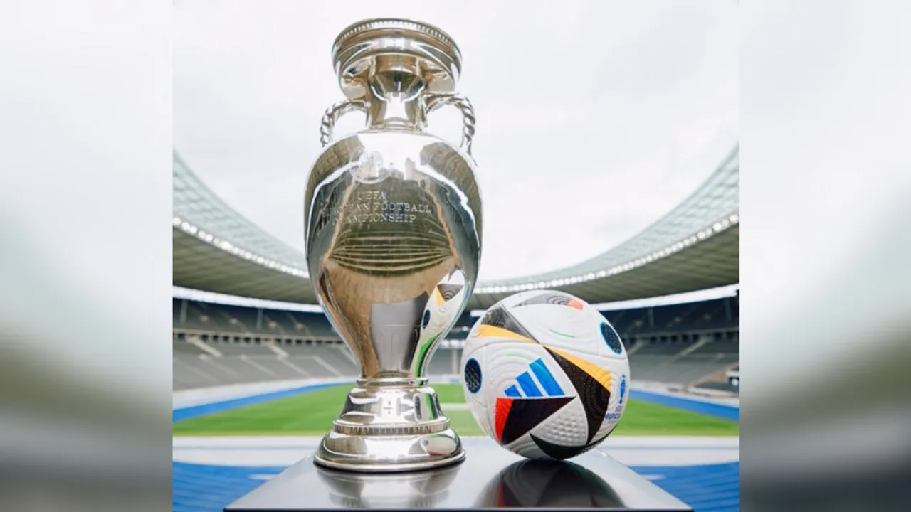  Adidas has unveiled the official match ball for the Euro 2024 named 'Fussballliebe' Photograph:(X) 