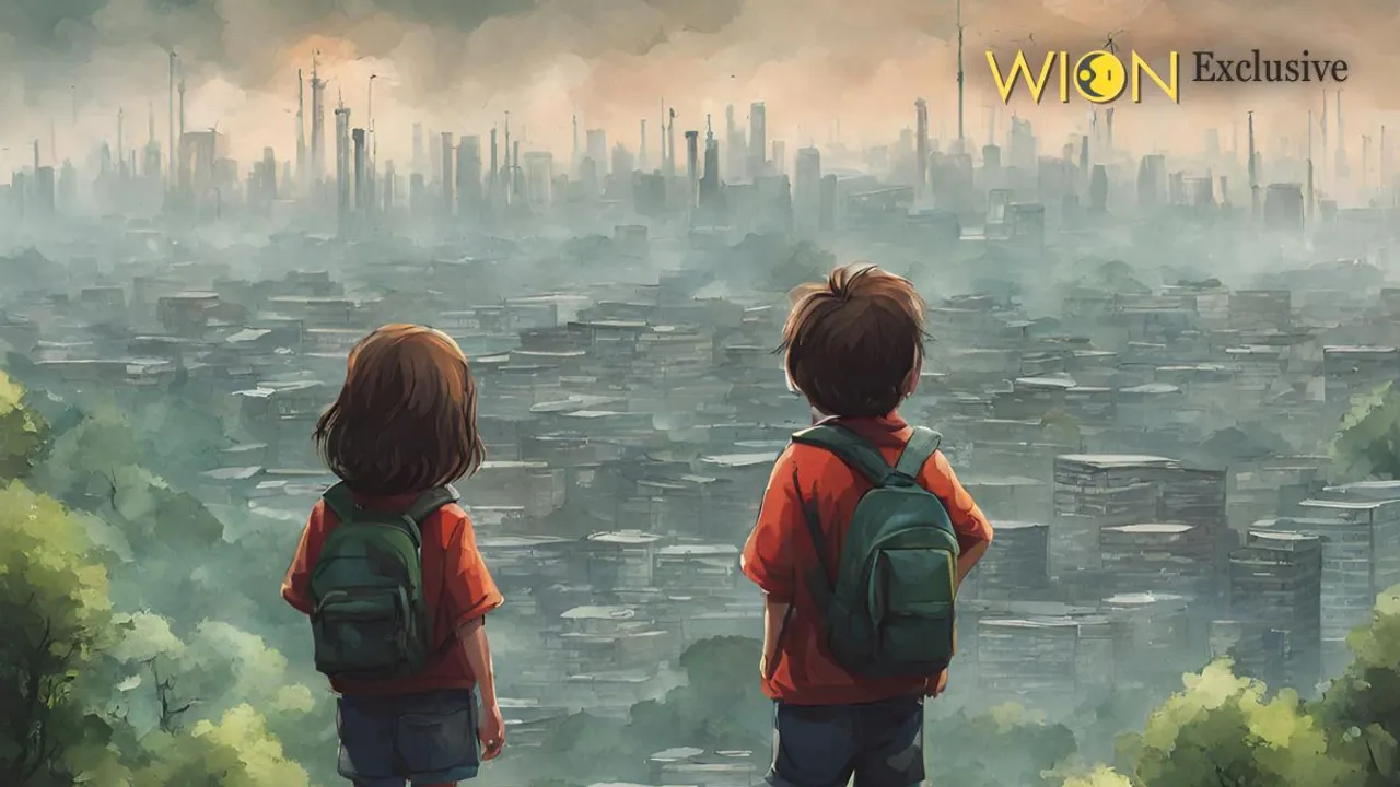  Recently, the Indian capital, New Delhi, has been living under a blanket of toxic air, which has made it hard for people to breathe.  Photograph:(WION Web Team) 