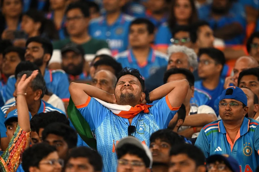  India fans  Photograph:(AFP) 