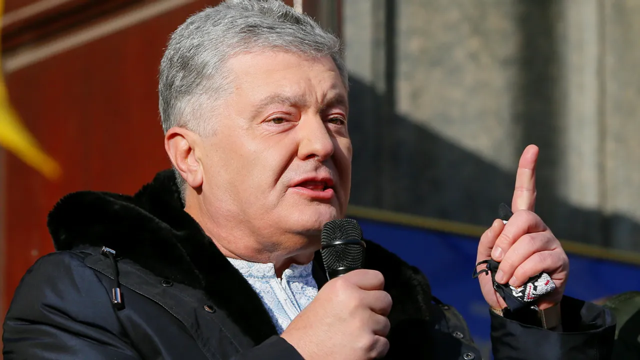  Ukrainian former President Petro Poroshenko Photograph:(Reuters) 