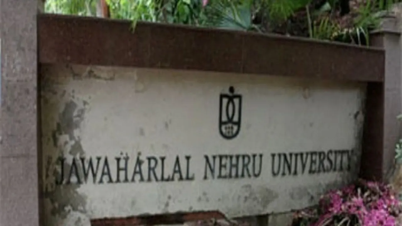  India's Jawaharlal Nehru University bans protests on campus, threatens hefty fine and explusion Photograph:(ANI) 