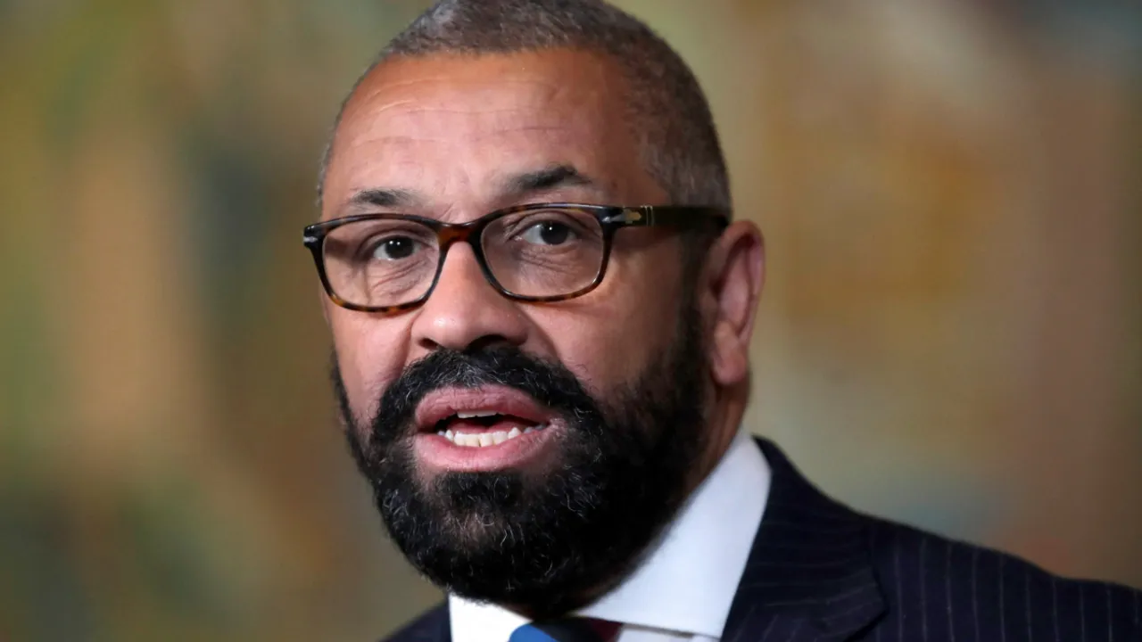  File photo of UK Home Secretary James Cleverly.  Photograph:(Reuters) 