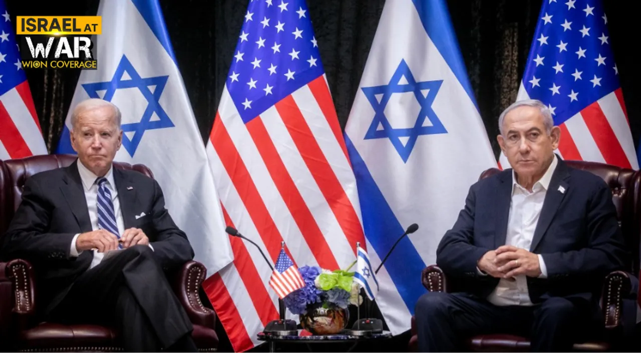  Biden and Netanyahu Photograph:(AFP) 