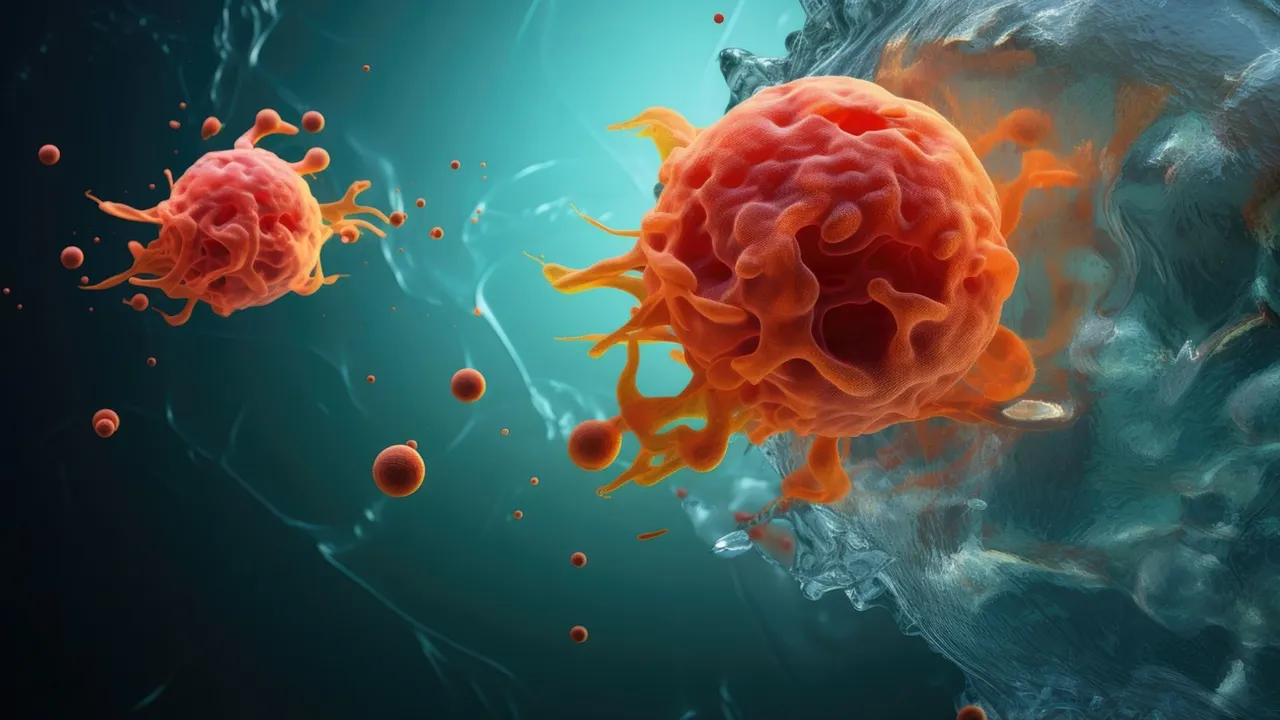  Representational image of a cancer cell Photograph:(Others) 