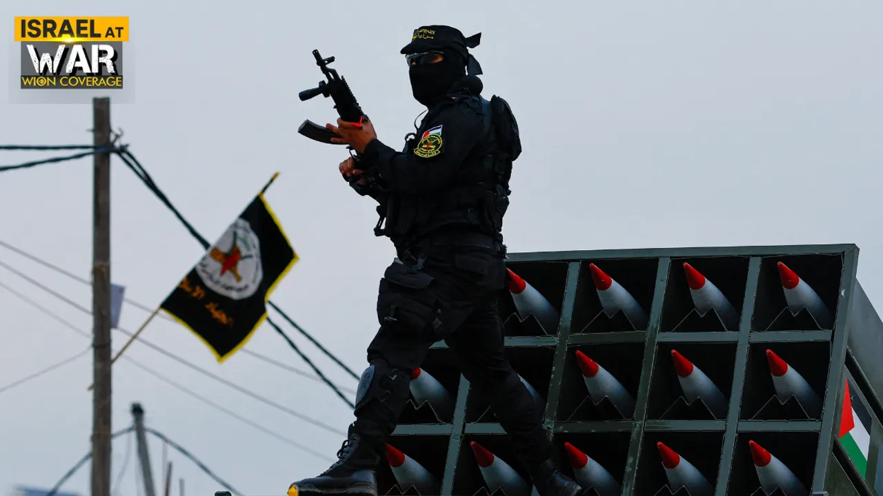  File photo of an Islamic Jihad militant.  Photograph:(Reuters) 