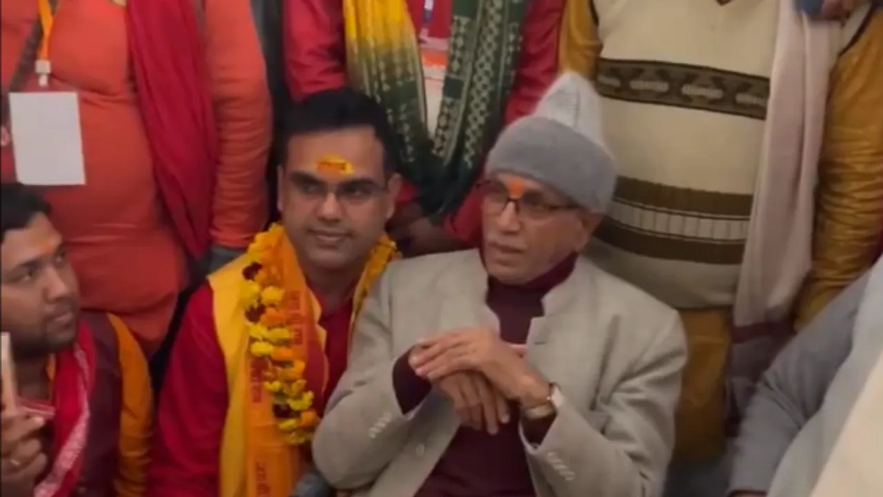  Champat Rai, Vice President of Vishwa Hindu Parishad, and General Secretary of Shri Ram Janmabhoomi Teerth Kshetra Photograph:(X) 
