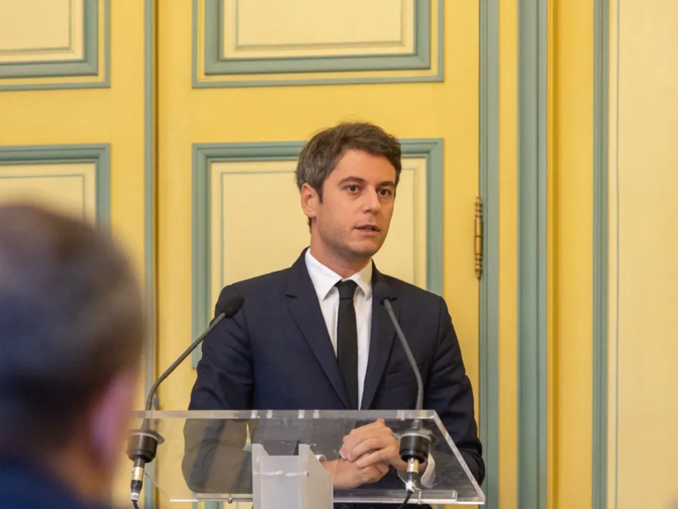  Gabriel Attal, new French PM Photograph:(X) 