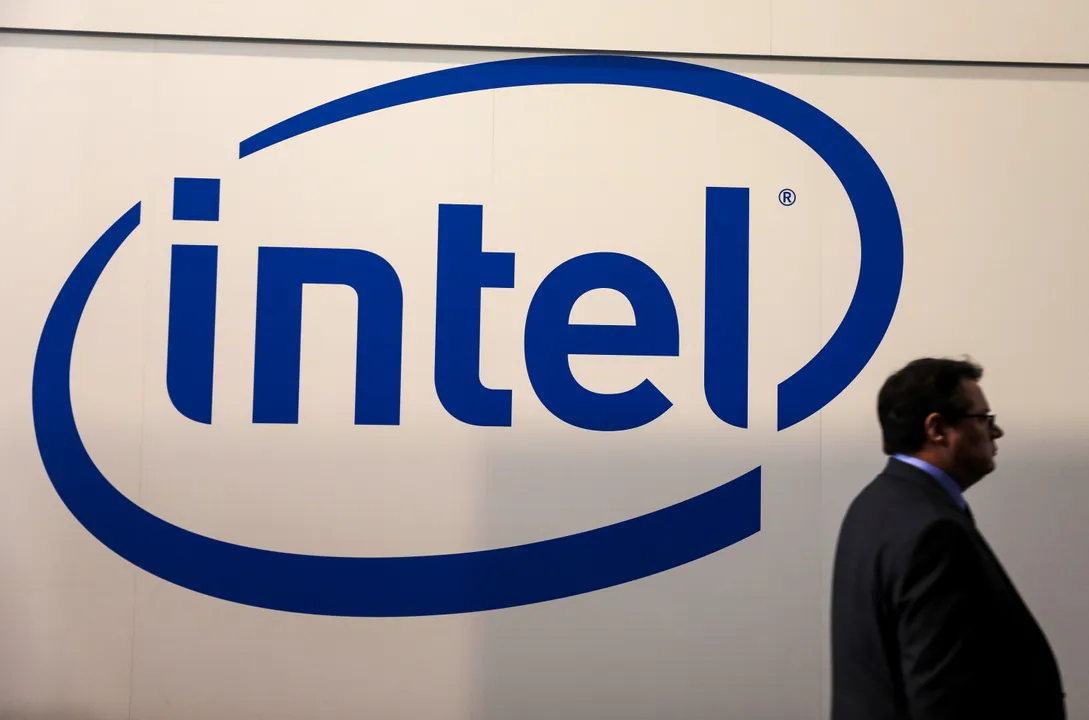  Intel Logo Photograph:(Reuters) 
