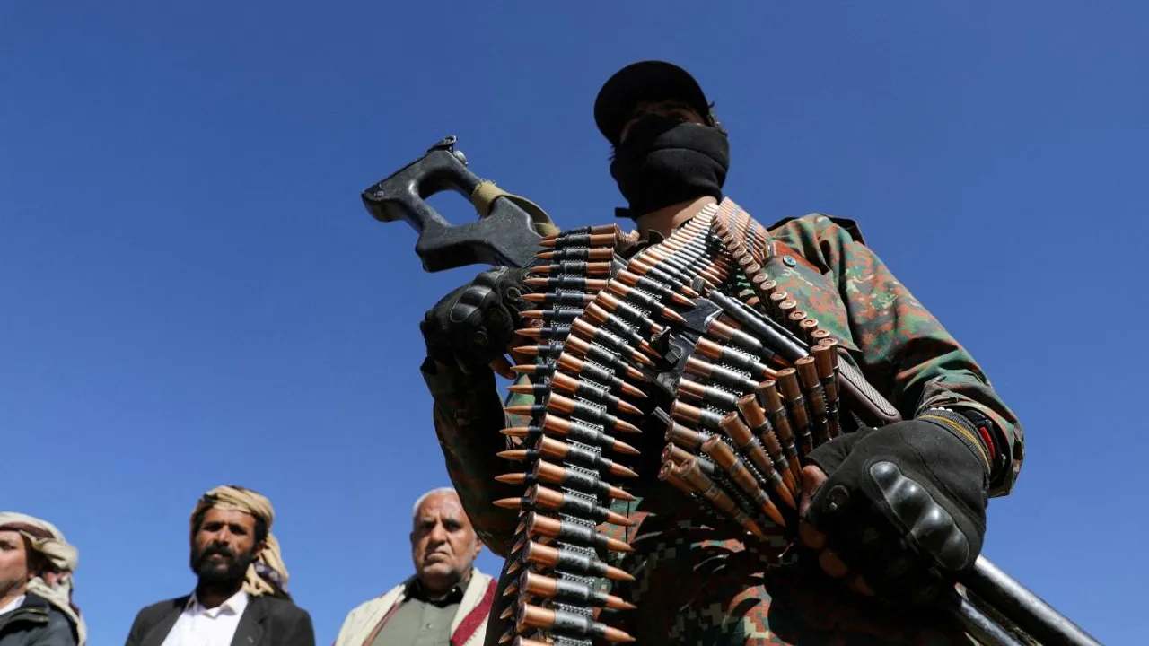  Iranian and Hezbollah commanders help direct Houthi attacks in Yemen, sources say Photograph:(Reuters) 