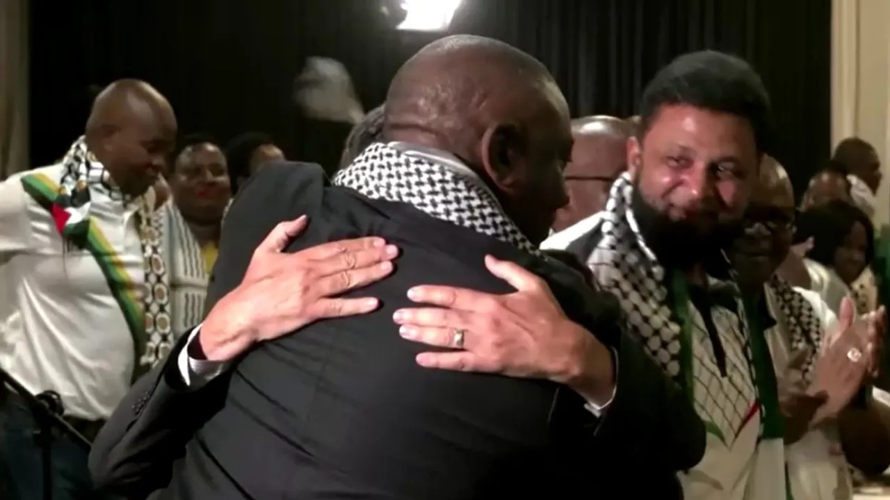  South African President Cyril Ramaphosa  Photograph:(Reuters) 