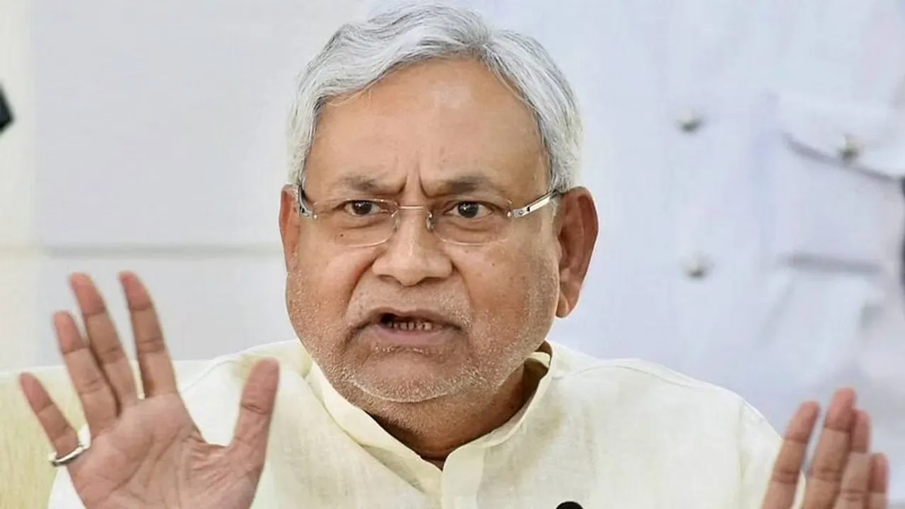  File image of Bihar Chief Minister Nitish Kumar. Photograph:(PTI) 