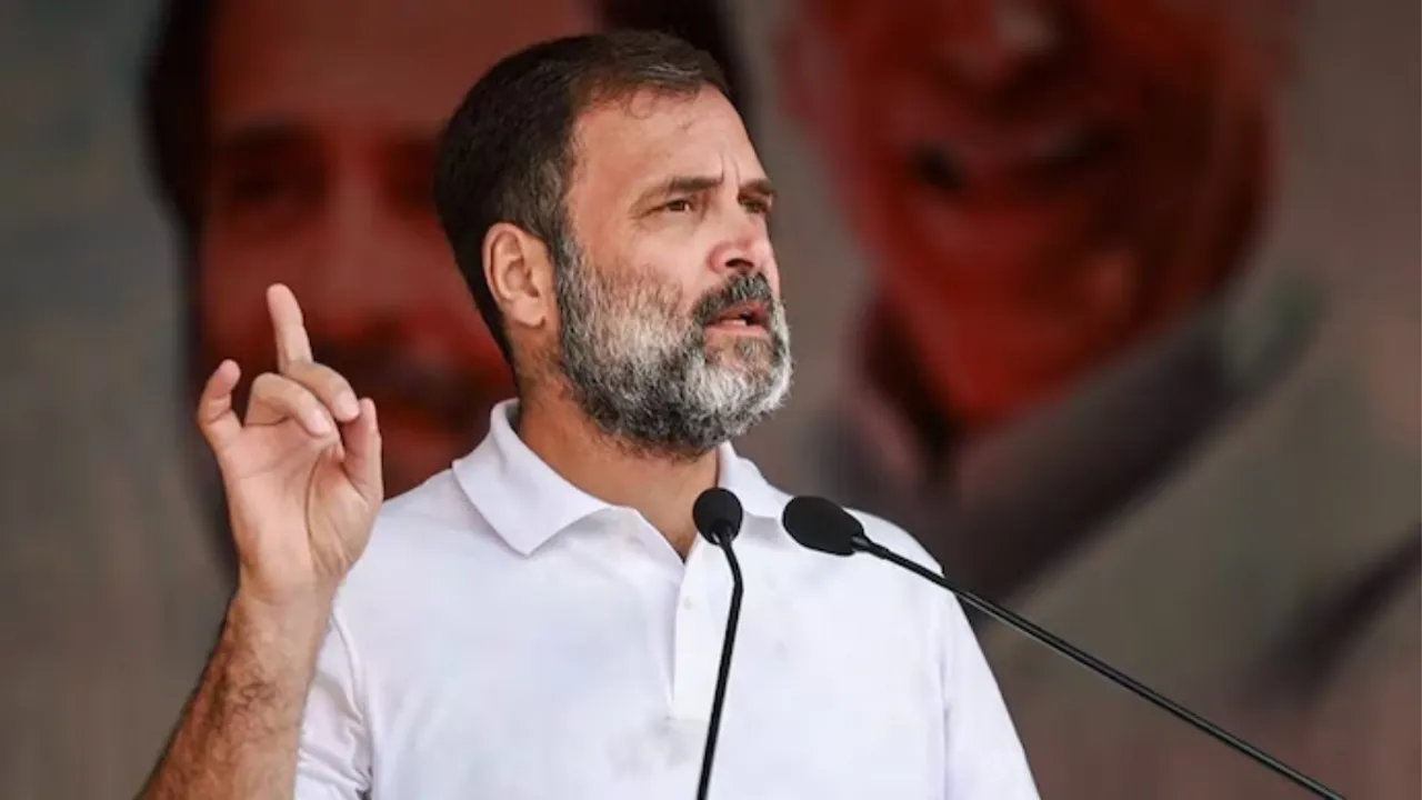  File image of Congress leader Rahul Gandhi Photograph:(PTI) 