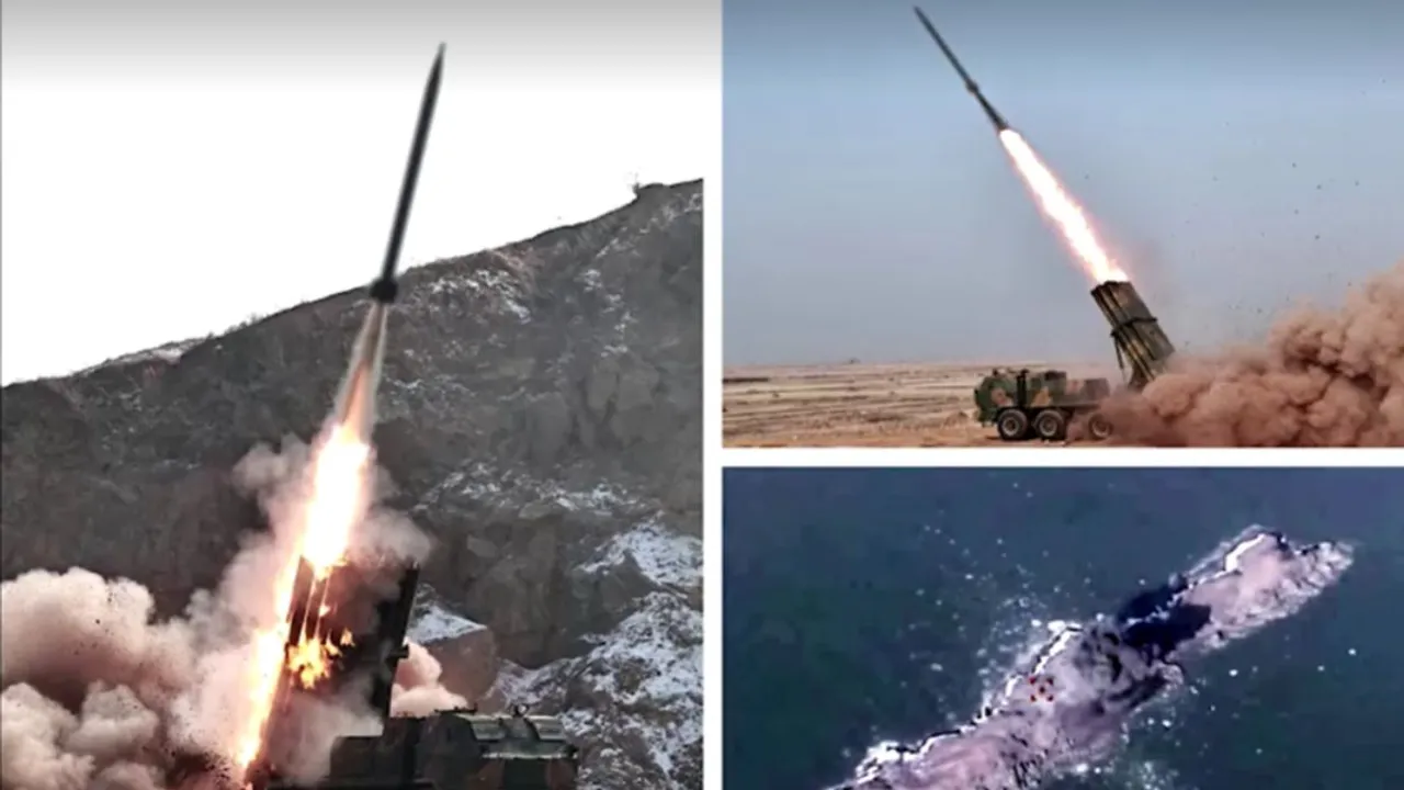  North Korea develops new control system for multiple rocket launcher  Photograph:(Reuters) 