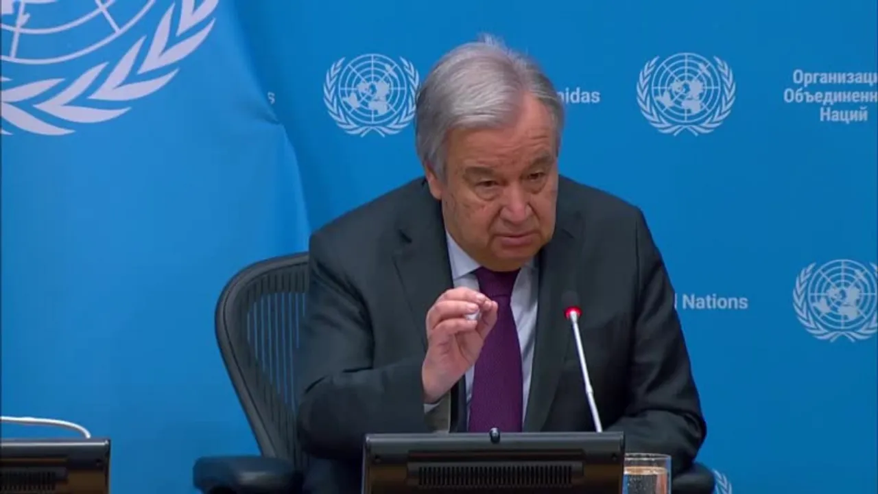  United Nations Secretary-General Antonio Guterres Photograph:(Reuters) 