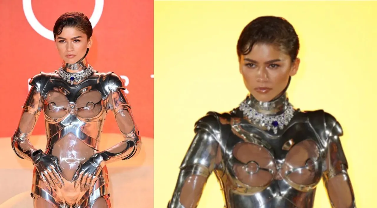  Zendaya in Mugler for Dune Part Two premiere in London Photograph:(Instagram) 