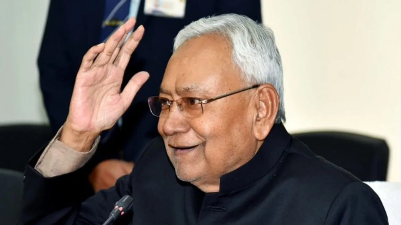  Bihar Chief Minister Nitish Kumar Photograph:(ANI) 