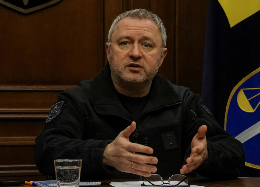  File photo of Ukrainian Prosecutor General Andriy Kostin.  Photograph:(Reuters) 