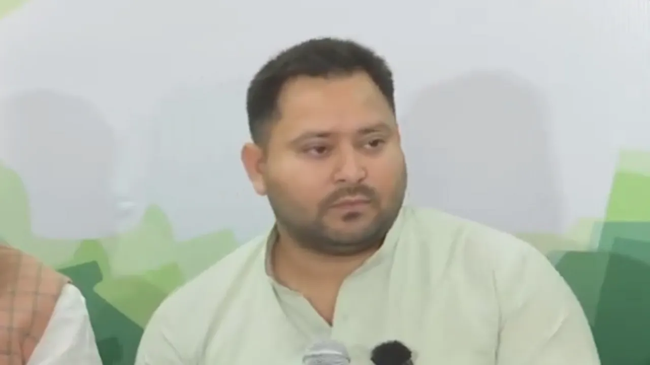  RJD leader Tejashwi Yadav Photograph:(ANI) 