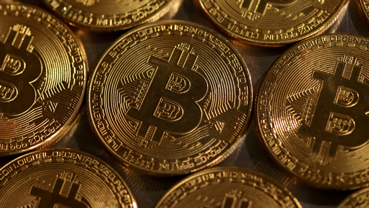  Bitcoin falters in a weak start to its historically best month Photograph:(Reuters) 