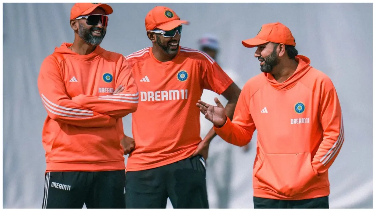  Ashwin reveals Rohit Sharma helped him during the Rajkot Test Photograph:(X) 