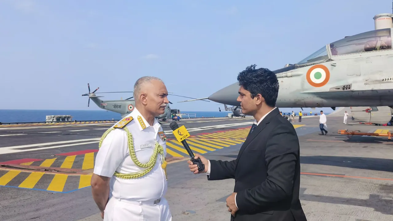  Indian Navy chief Photograph:(WION) 