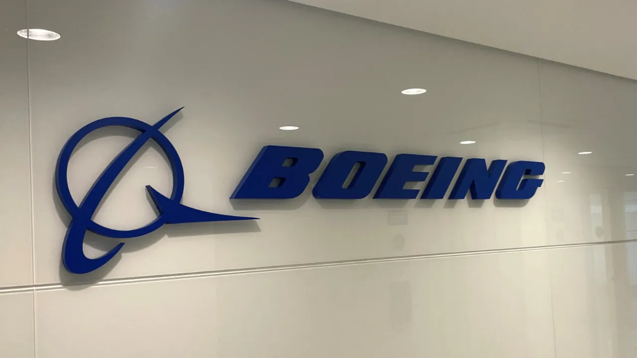  File photo of the Boeing logo.  Photograph:(Reuters) 