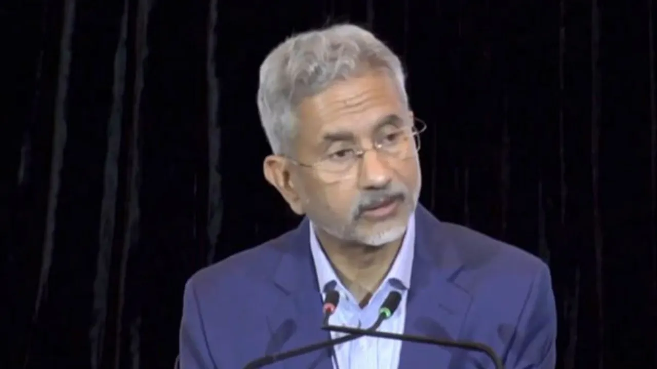  India's External Affairs Minister S Jaishankar  Photograph:(ANI) 