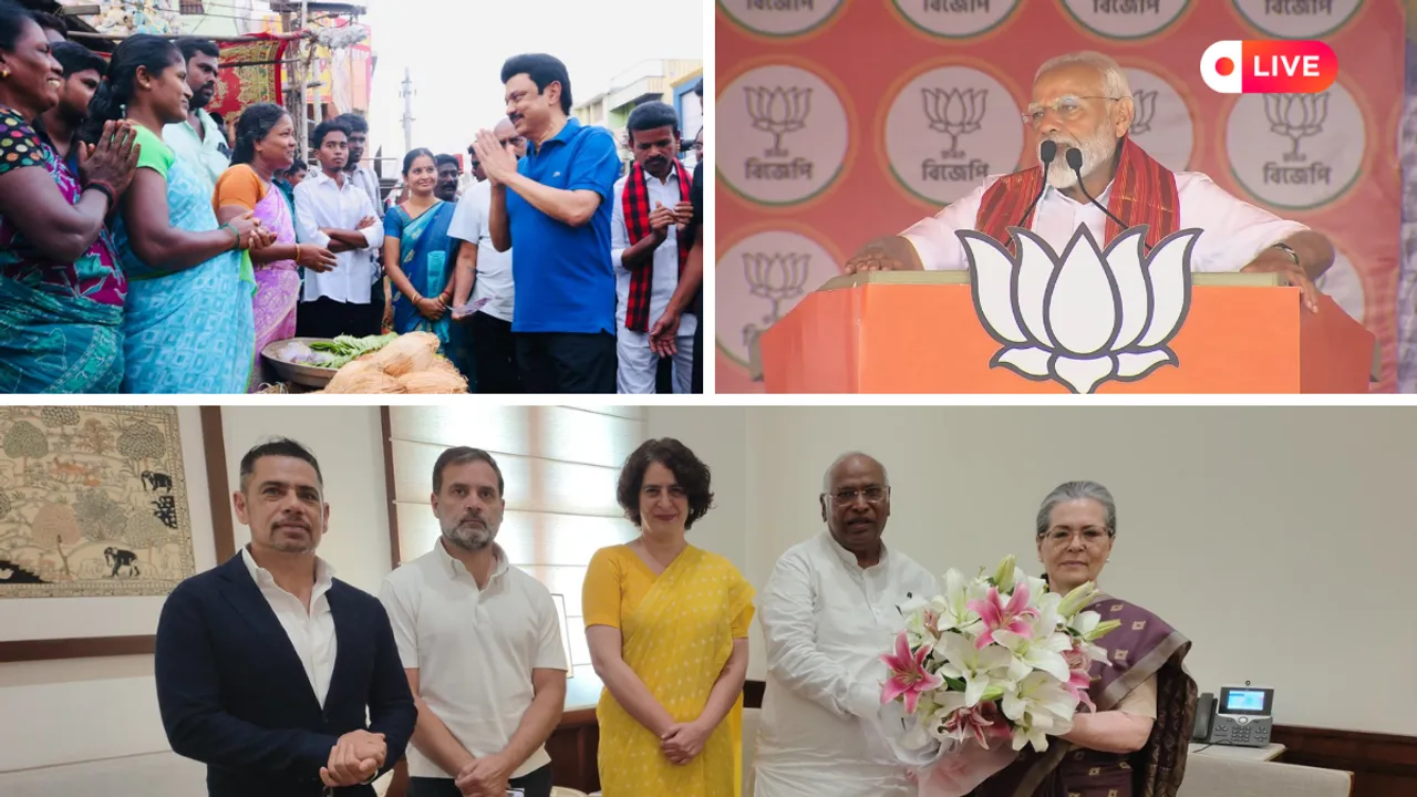  Lok Sabha elections 2024 LIVE: Here's a look at the latest news from the polls. Photograph:(X) 